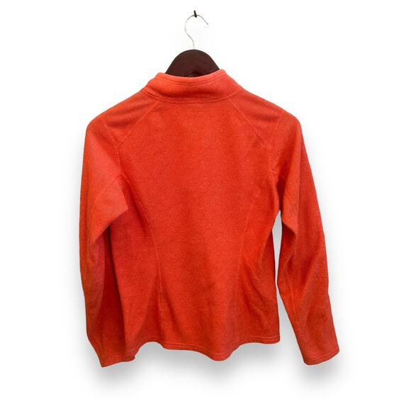 The North Face Orange Pullover Fleece Size Womens Small - Picture 2 of 5